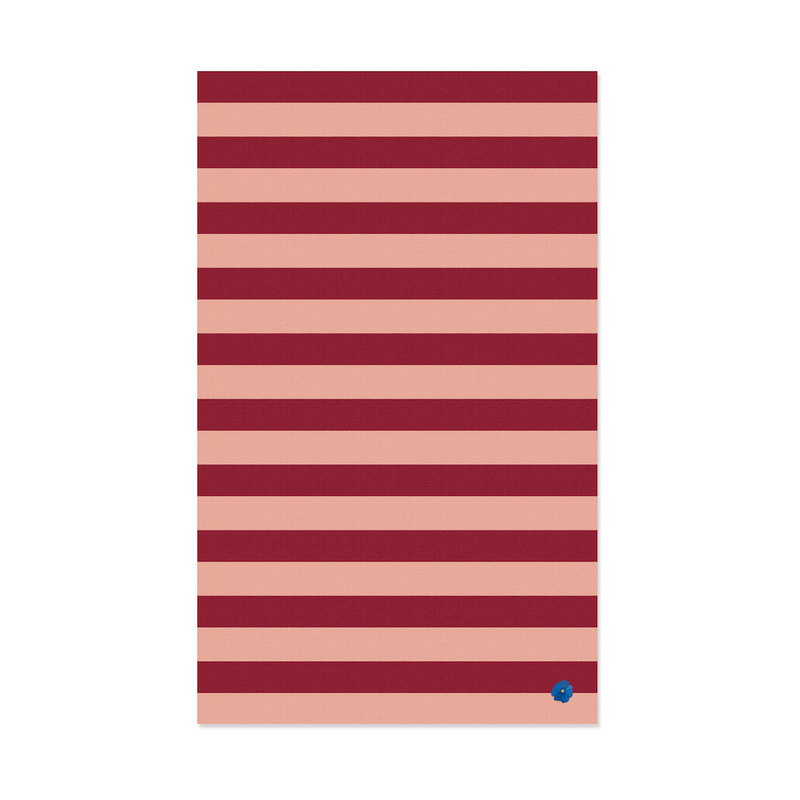 Se Byon Leya stripe dug 150x250 cm Rød/Lyserød ✔ Kæmpe udvalg i Byon ✔ Hurtig levering: 1 - 2 Hverdage samt billig fragt - Varenummer: KTT-587181-01 og barcode / Ean: &