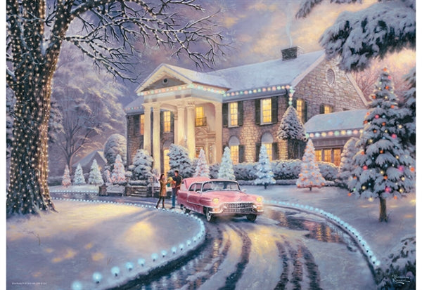 Schmidt puslespil Graceland Christmas med 1000 brikker