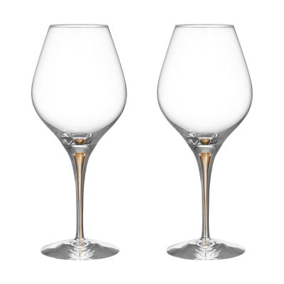 Se Orrefors Intermezzo Aroma vinglas 62 cl 2-pak Guld ✔ Kæmpe udvalg i Orrefors ✔ Hurtig levering: 1 - 2 Hverdage samt billig fragt - Varenummer: KTT-588284-01 og barcode / Ean: '7321646097692 på lager - Udsalg på Servering - Glas - Vinglas Spar op til 51% - Over 1334 design brands på udsalg