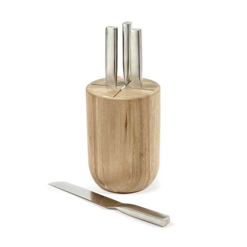 Se Serax Base knivsæt med knivblok 5 dele Wood-steel grey ✔ Kæmpe udvalg i Serax ✔ Hurtig levering: 1 - 2 Hverdage samt billig fragt - Varenummer: KTT-588356-01 og barcode / Ean: &