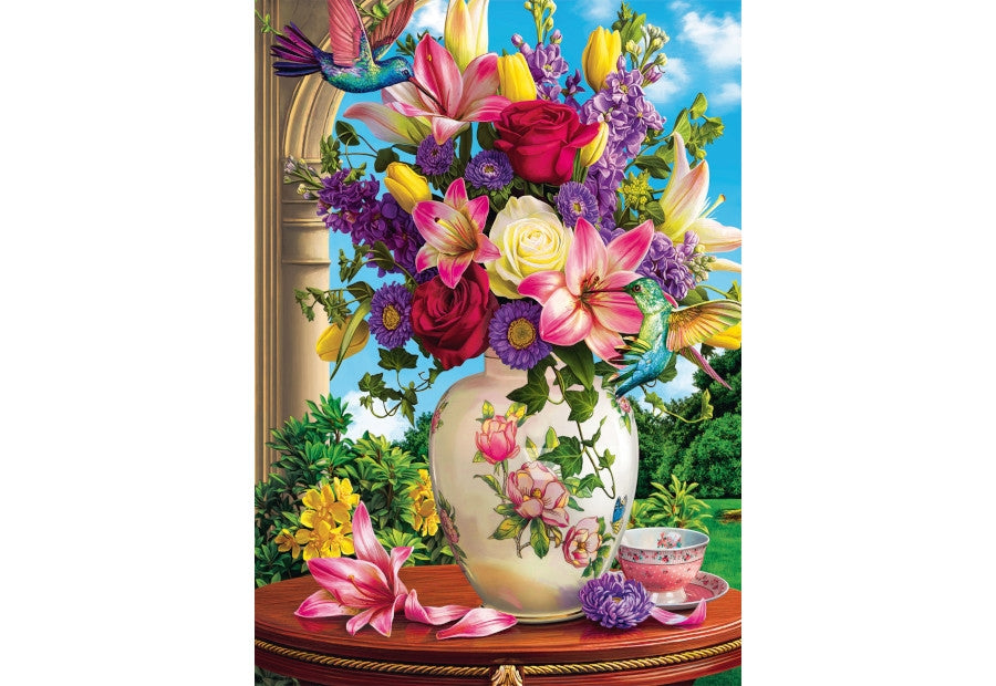 Schmidt Flower Bouquet puslespil med 1000 brikker