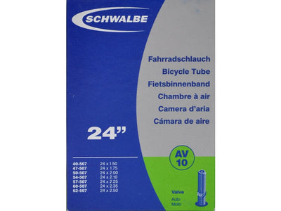 Se Schwalbe slange 24 x 1,75-2,50 med Auto ventil AV10 ✔ Kæmpe udvalg i Schwalbe ✔ Meget billig fragt og hurtig levering: 1 - 2 hverdage - Varenummer: CKP-4026495100441 og barcode / Ean: '4026495100441 på lager - Udsalg på Slanger Spar op til 59% - Over 1312 kendte brands på udsalg