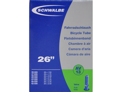 Se Schwalbe slange 26 x 1,50-2,50 med Auto ventil AV13 ✔ Kæmpe udvalg i Schwalbe ✔ Meget billig fragt og hurtig levering: 1 - 2 hverdage - Varenummer: CKP-4026495099165 og barcode / Ean: '4026495099165 på lager - Udsalg på Slanger Spar op til 61% - Over 1312 kendte brands på udsalg