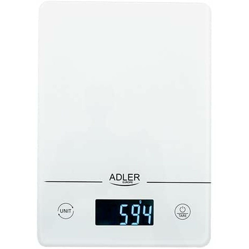 køkkenvægt Adler AD 3170 Hvid 15 kg