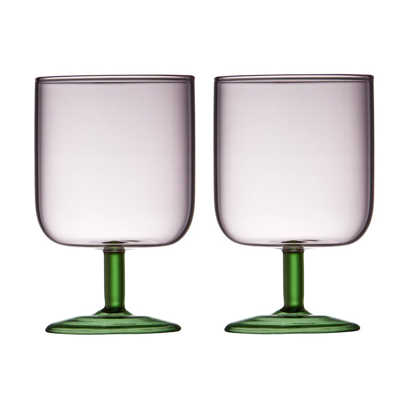 Se Lyngby Glas Torino vinglas 30 cl 2-pak Pink-green ✔ Kæmpe udvalg i Lyngby Glas ✔ Hurtig levering: 1 - 2 Hverdage samt billig fragt - Varenummer: KTT-592210-01 og barcode / Ean: &