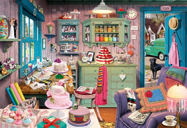 Schmidt puslespil Grandmother's Room Secret Puzzle med 1000 brikker