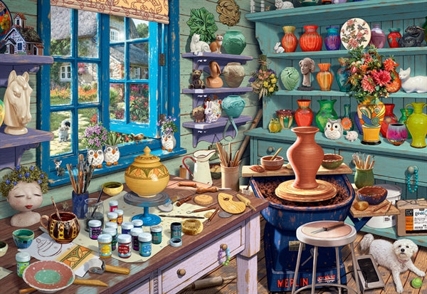 Schmidt Artist Studio puslespil med 1000 brikker, Secret Puzzle