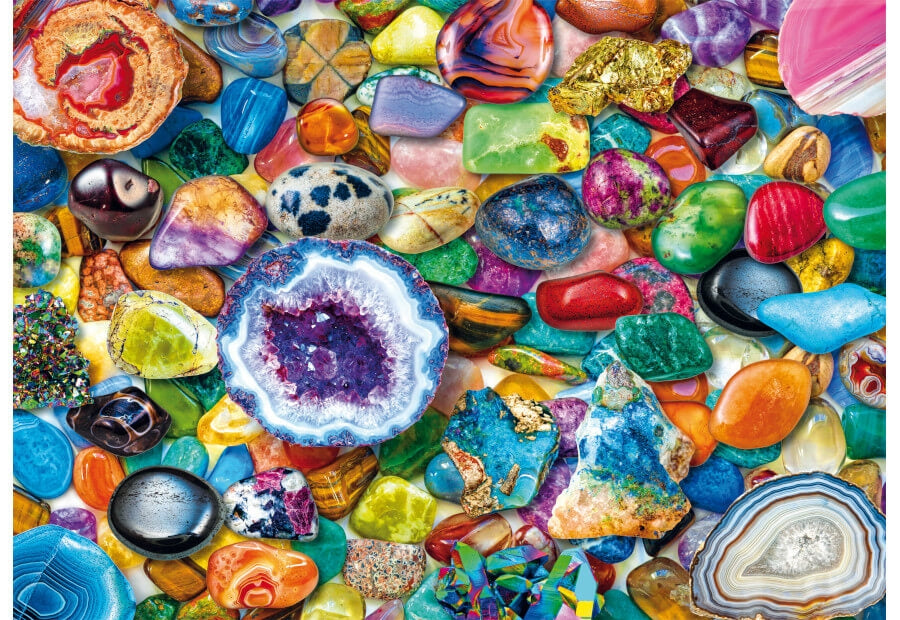 Schmidt Gemstone Potpourri Hexagon, puslespil med 592 brikker
