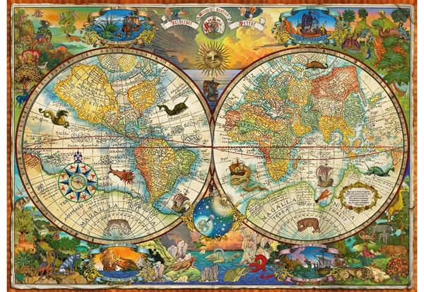Schmidt puslespil Creatures of the Earth med 2000 brikker
