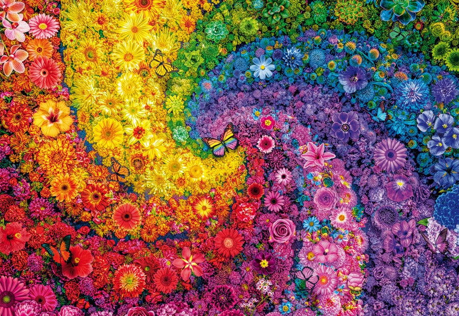 Schmidt puslespil Swirling Colours in Bloom med 2000 brikker