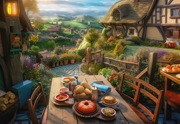 Schmidt puslespil Breakfast with a View med 1000 brikker