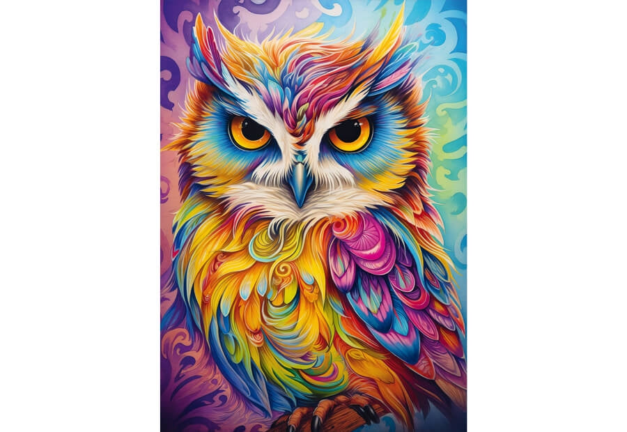 Puslespil The Parrot-Owl fra Schmidt med 1000 brikker