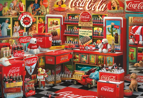 Schmidt Coca-Cola Nostalgia puslespil med 1000 brikker