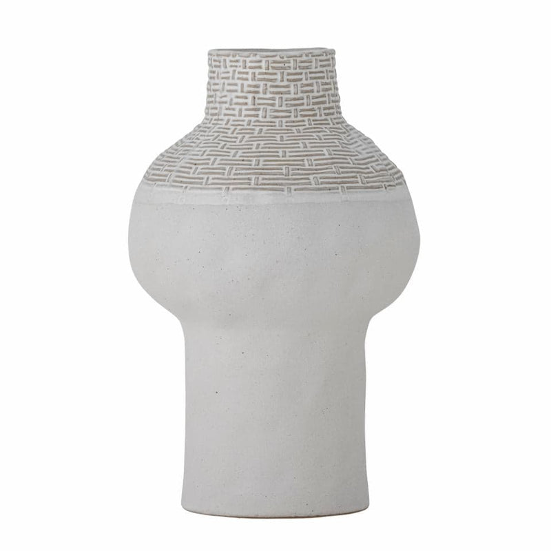 Se Bloomingville Iyore vase Ø14,5 cm Hvid ✔ Kæmpe udvalg i Bloomingville ✔ Hurtig levering: 1 - 2 Hverdage samt billig fragt - Varenummer: KTT-599531-01 og barcode / Ean: &