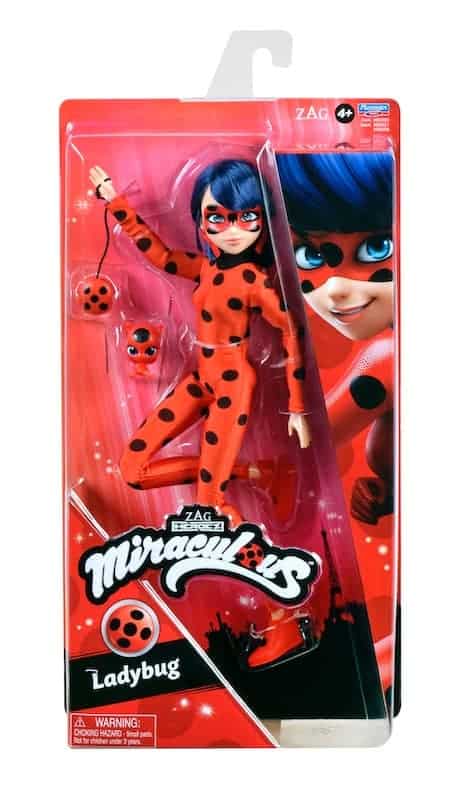Miraculous Core Fashion Doll Ladybug, poserbar modedukke