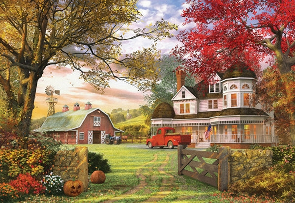 Puslespil Old Pumpkin Farm fra Eurographics med 1000 brikker