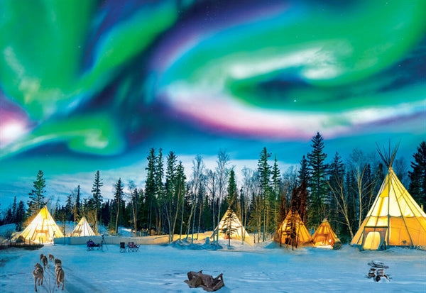 Eurographics puslespil Northern Lights med 1000 brikker