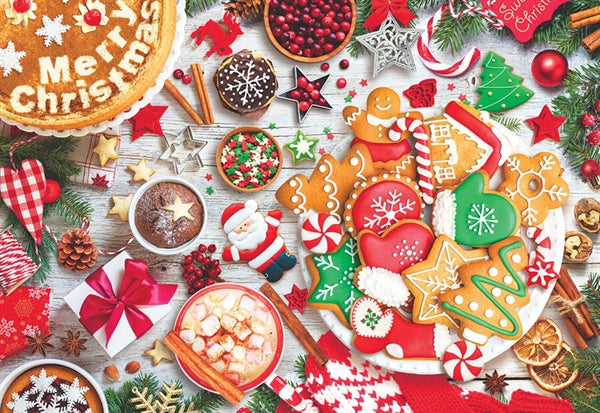 Eurographics puslespil Christmas Table med 1000 brikker
