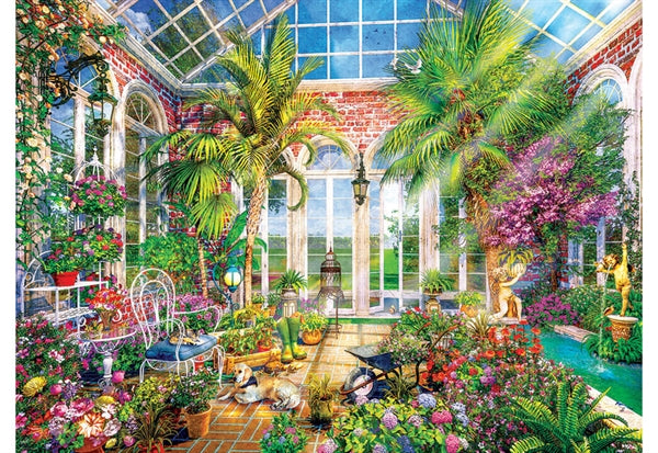 Eurographics puslespil Glass Garden Summer Conservatory med 1000 brikker