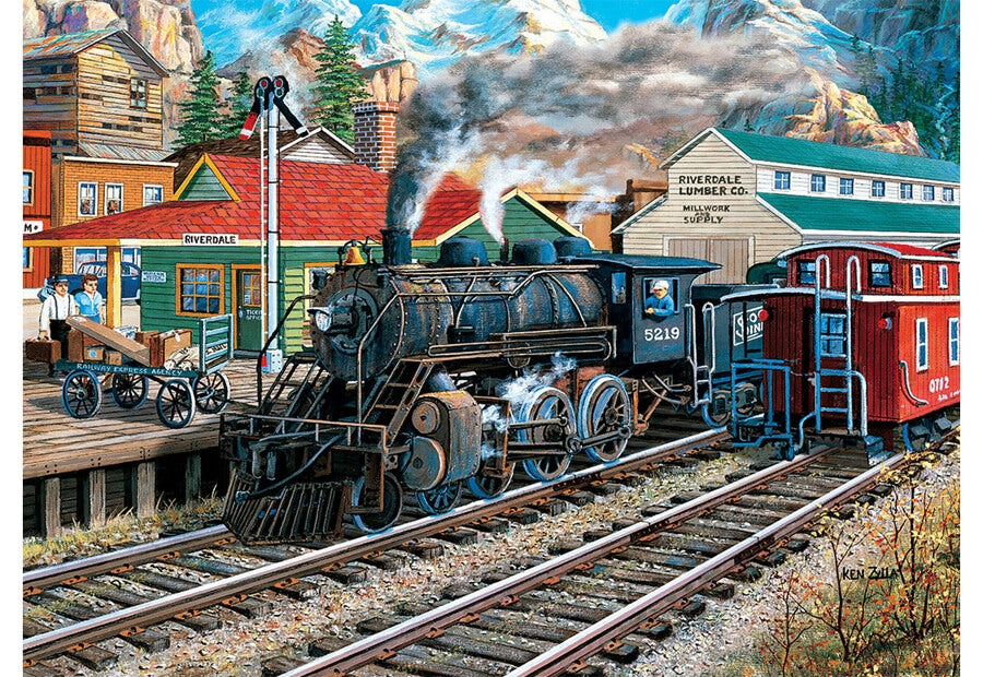 Eurographics puslespil The Old Depot Station med 1000 brikker