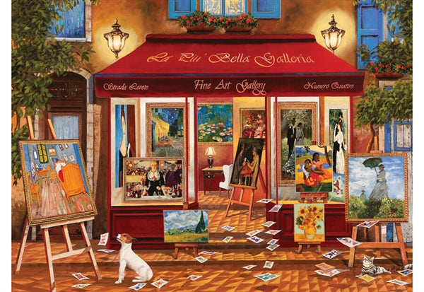 Eurographics puslespil Fine Art Gallery med 1000 brikker