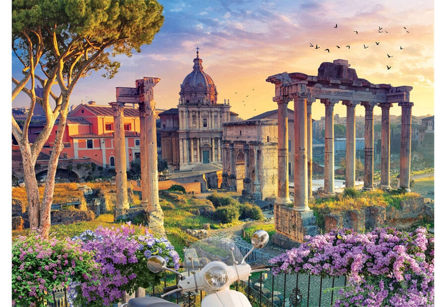 Eurographics puslespil Roman Forum med 1000 brikker