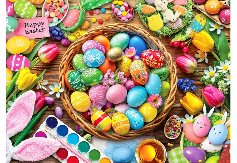 Puslespillet Easter Table fra Eurographics med 1000 brikker