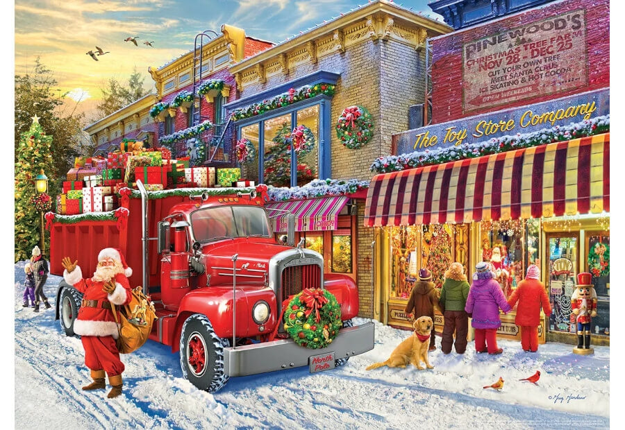Eurographics puslespil MACK B6, Santa's Truck med 1000 brikker