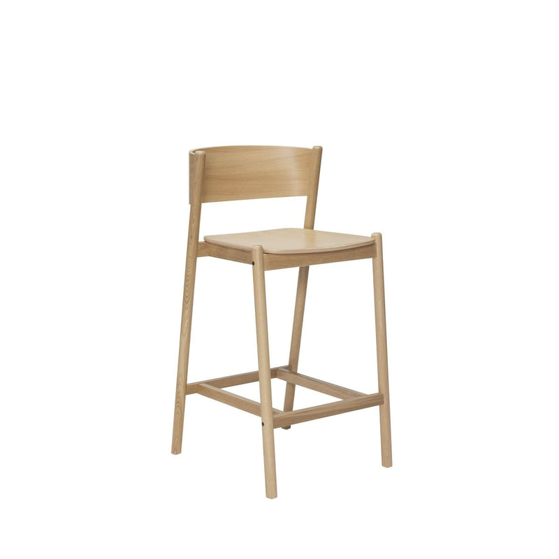 Se Hübsch Oblique barstol Natur ✔ Kæmpe udvalg i Hübsch ✔ Hurtig levering: 1 - 2 Hverdage samt billig fragt - Varenummer: KTT-604133-01 og barcode / Ean: &