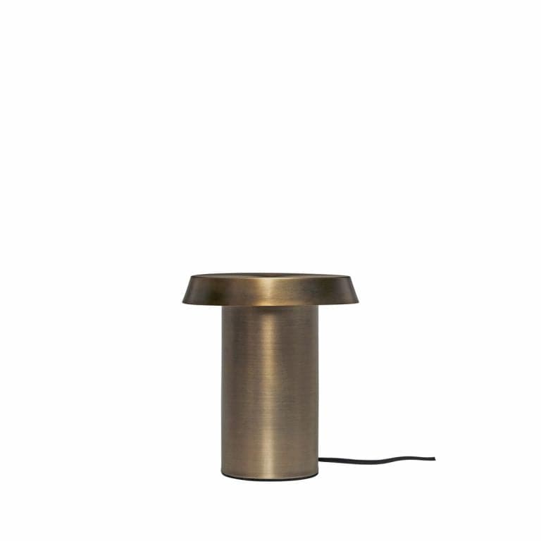 Se Hübsch Keen bordlampe Messing ✔ Kæmpe udvalg i Hübsch ✔ Hurtig levering: 1 - 2 Hverdage samt billig fragt - Varenummer: KTT-604168-01 og barcode / Ean: &