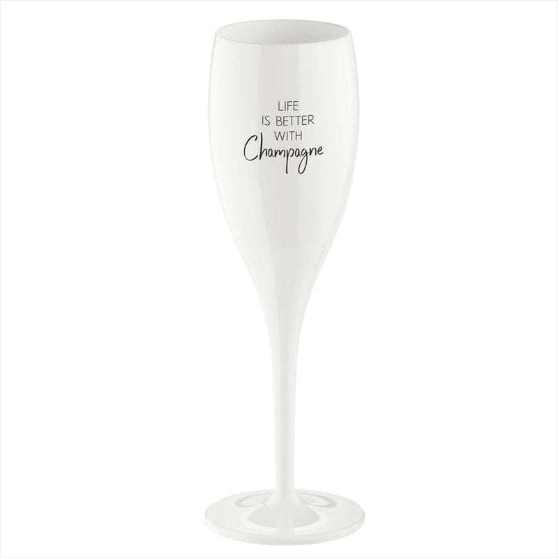 Se Koziol Cheers champagneglas 10 cl 6-pak Life is better with champagne ✔ Kæmpe udvalg i Koziol ✔ Hurtig levering: 1 - 2 Hverdage samt billig fragt - Varenummer: KTT-604606-01 og barcode / Ean: &