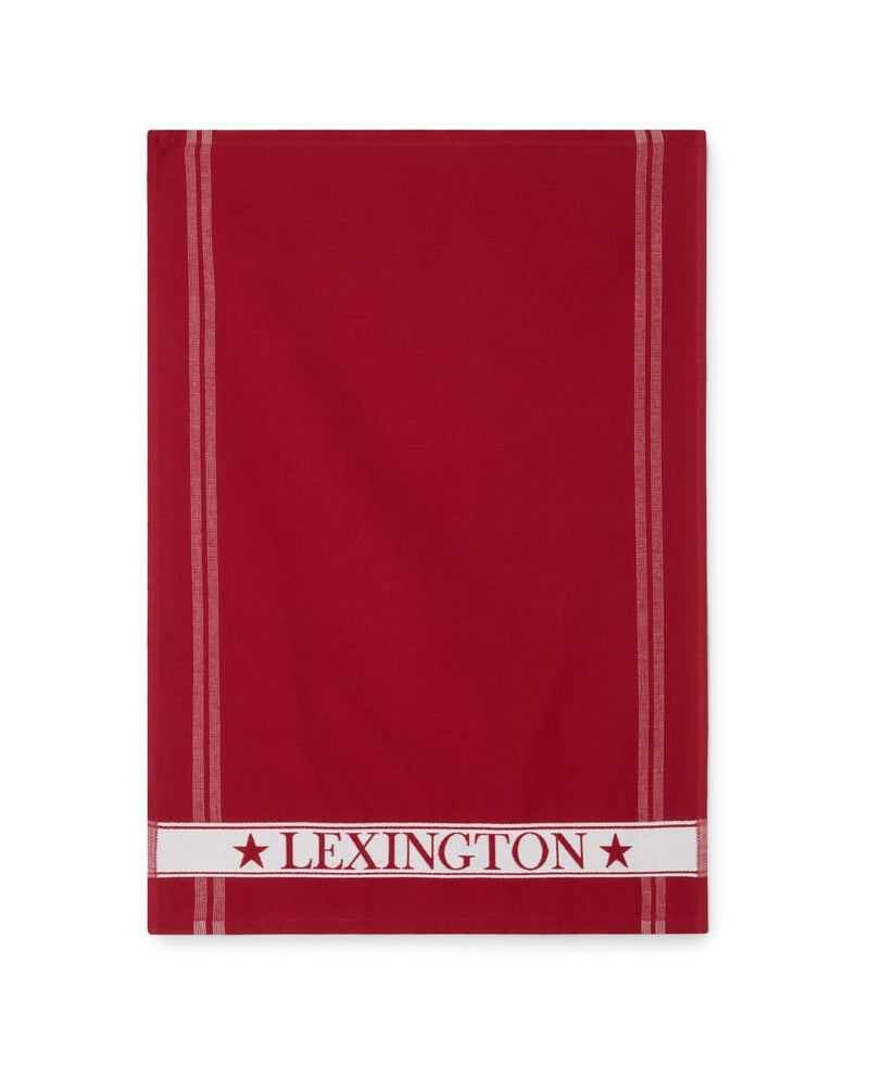 Se Lexington Terry køkkenhåndklæde m. strib 50x70 cm Rød-hvid ✔ Kæmpe udvalg i Lexington ✔ Hurtig levering: 1 - 2 Hverdage samt billig fragt - Varenummer: KTT-605455-01 og barcode / Ean: &
