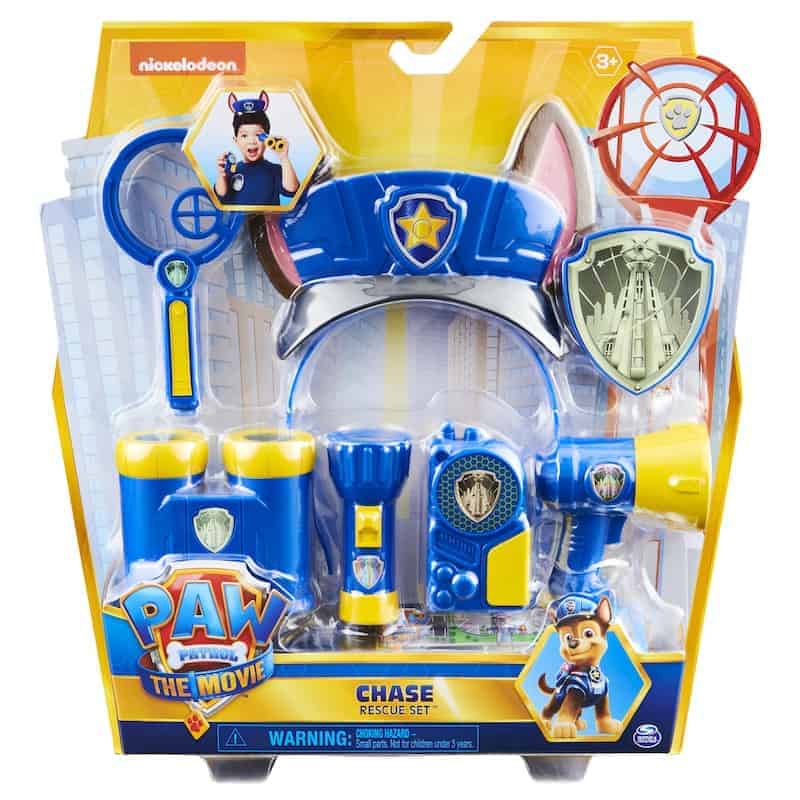 Paw Patrol Movie rollelegesæt med Chase, 8-delt redningssæt