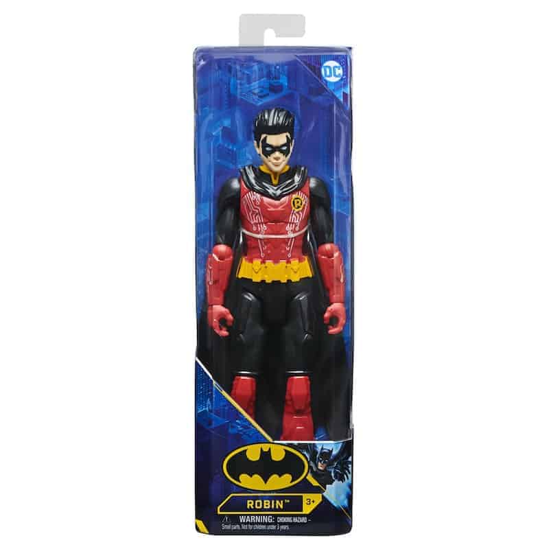 DC Robin figur på 30 cm med bøjelige led og skulderkappe