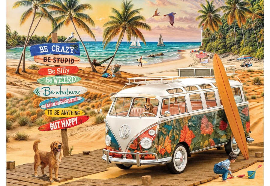 Eurographics puslespil VW Be Happy med 1000 brikker