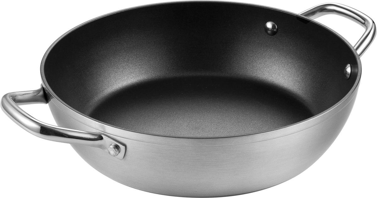 Dyb sauterpande, 32 cm, med to håndtag og non-stick belægning