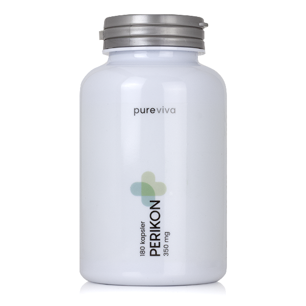 Pureviva Perikon 350 mg kosttilskud, pakke med 180 kapsler