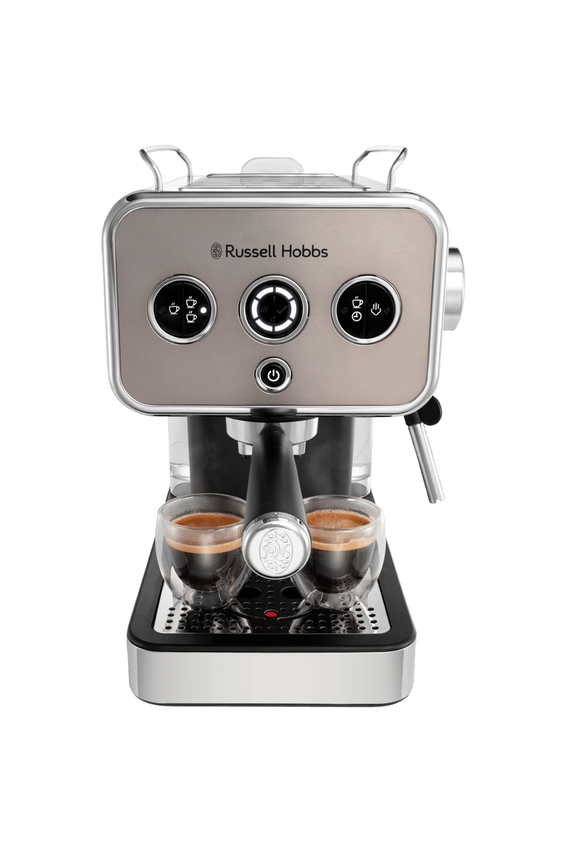 Se Russell Hobbs Distinctions espressomaskine Titanium ✔ Kæmpe udvalg i Russell Hobbs ✔ Hurtig levering: 1 - 2 Hverdage samt billig fragt - Varenummer: KTT-610154-01 og barcode / Ean: &