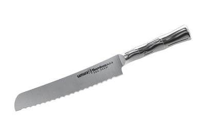 Se Samura BAMBOO 20 cm brødkniv Rustfrit stål ✔ Kæmpe udvalg i Samura ✔ Hurtig levering: 1 - 2 Hverdage samt billig fragt - Varenummer: KTT-610241-01 og barcode / Ean: '4751029320094 på lager - Udsalg på Køkken & madlavning - Køkkenknive & Knivtilbehør - Brødknive Spar op til 56% - Over 1334 design brands på udsalg