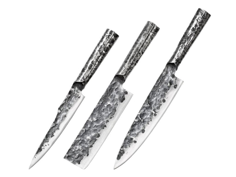 Se Samura Meteora knivsæt 3 dele Stål ✔ Kæmpe udvalg i Samura ✔ Hurtig levering: 1 - 2 Hverdage samt billig fragt - Varenummer: KTT-610267-01 og barcode / Ean: &