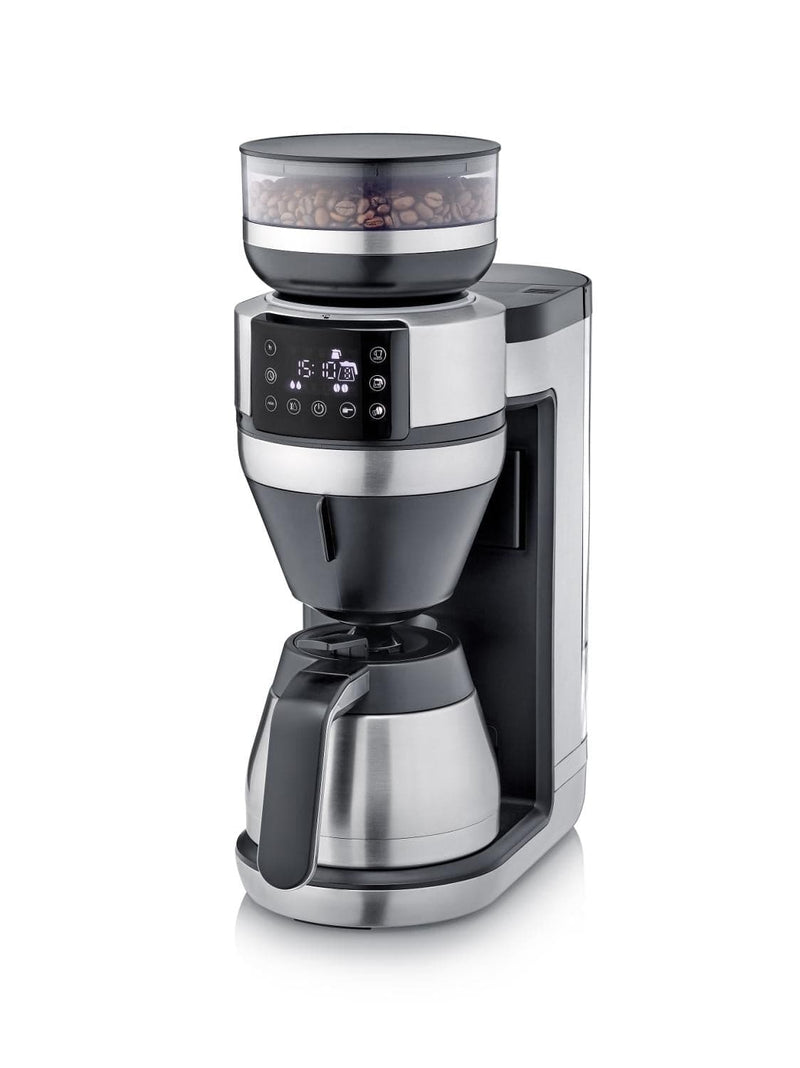 Se Severin Filka KA helautomatisk kaffemaskine termokande Børstet stål-sort ✔ Kæmpe udvalg i Severin ✔ Hurtig levering: 1 - 2 Hverdage samt billig fragt - Varenummer: KTT-610390-01 og barcode / Ean: &