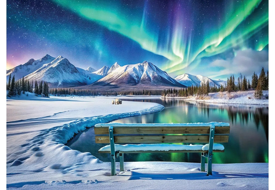 Eurographics puslespil Northern Lights, Yukon med 1000 brikker