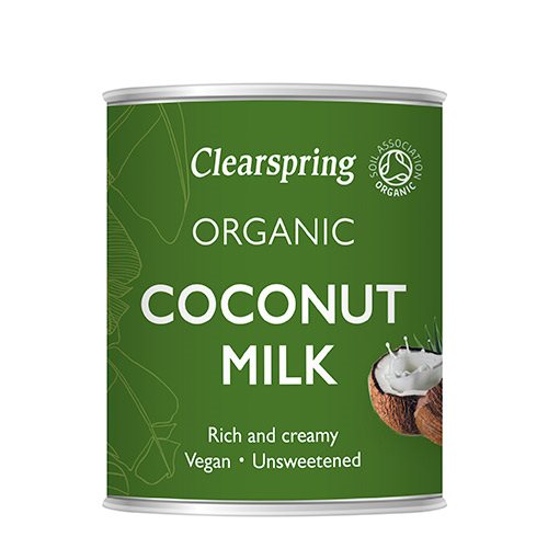 Pakke med Clearspring Cook økologisk kokosmælk, 200 ml