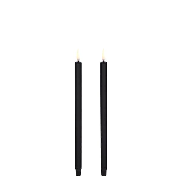 Se Uyuni Lighting Taper mini LED-lys 2-pak 1,3 x 25 cm Sort ✔ Kæmpe udvalg i Uyuni Lighting ✔ Hurtig levering: 1 - 2 Hverdage samt billig fragt - Varenummer: KTT-611194-01 og barcode / Ean: &