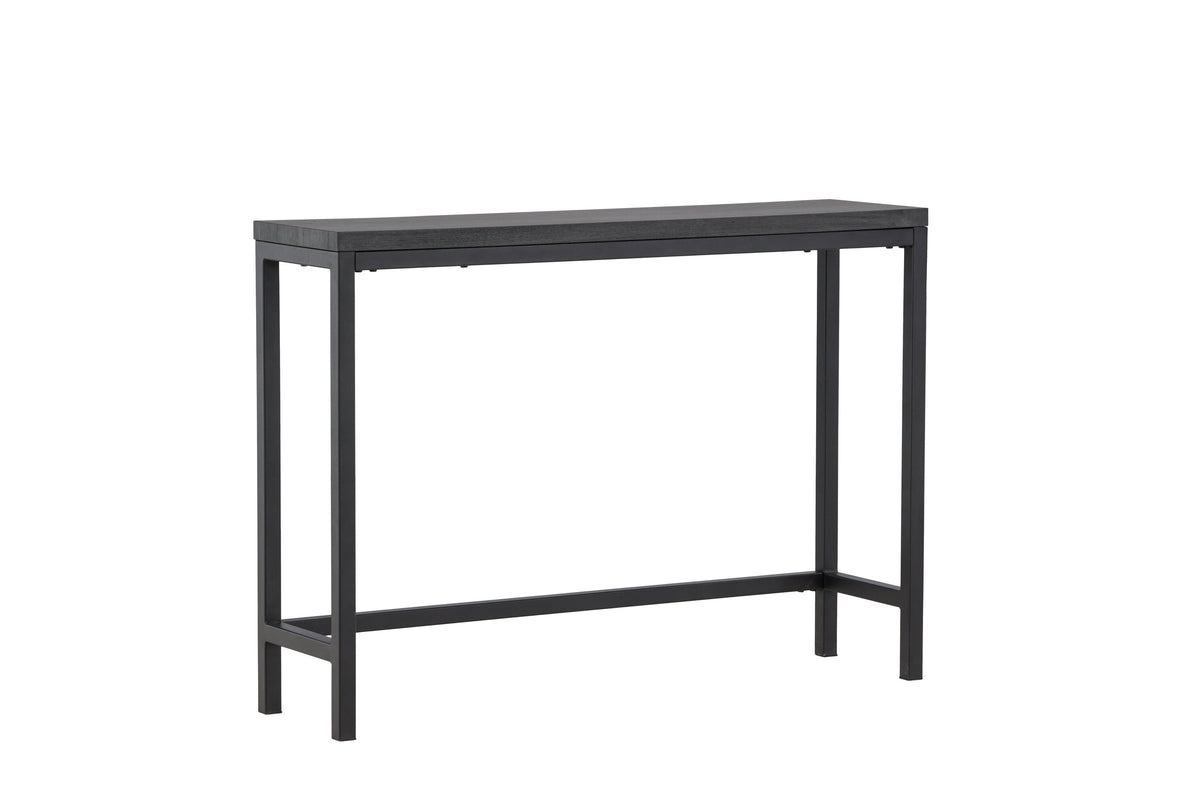 Venture Design Rise rektangulært sidebord i sort MDF og stål, 30x110