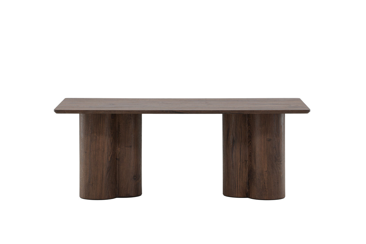 Venture Design Olivia rektangulært sofabord i mocca 3D-papir MDF, 60x120