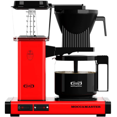 Se Moccamaster Automatisk kaffebrygger 1,25 l Rød ✔ Kæmpe udvalg i Moccamaster ✔ Hurtig levering: 1 - 2 Hverdage samt billig fragt - Varenummer: KTT-612085-01 og barcode / Ean: '8712072537439 på lager - Udsalg på Køkken & madlavning - > Spar op til 52% - Over 1354 design brands på udsalg
