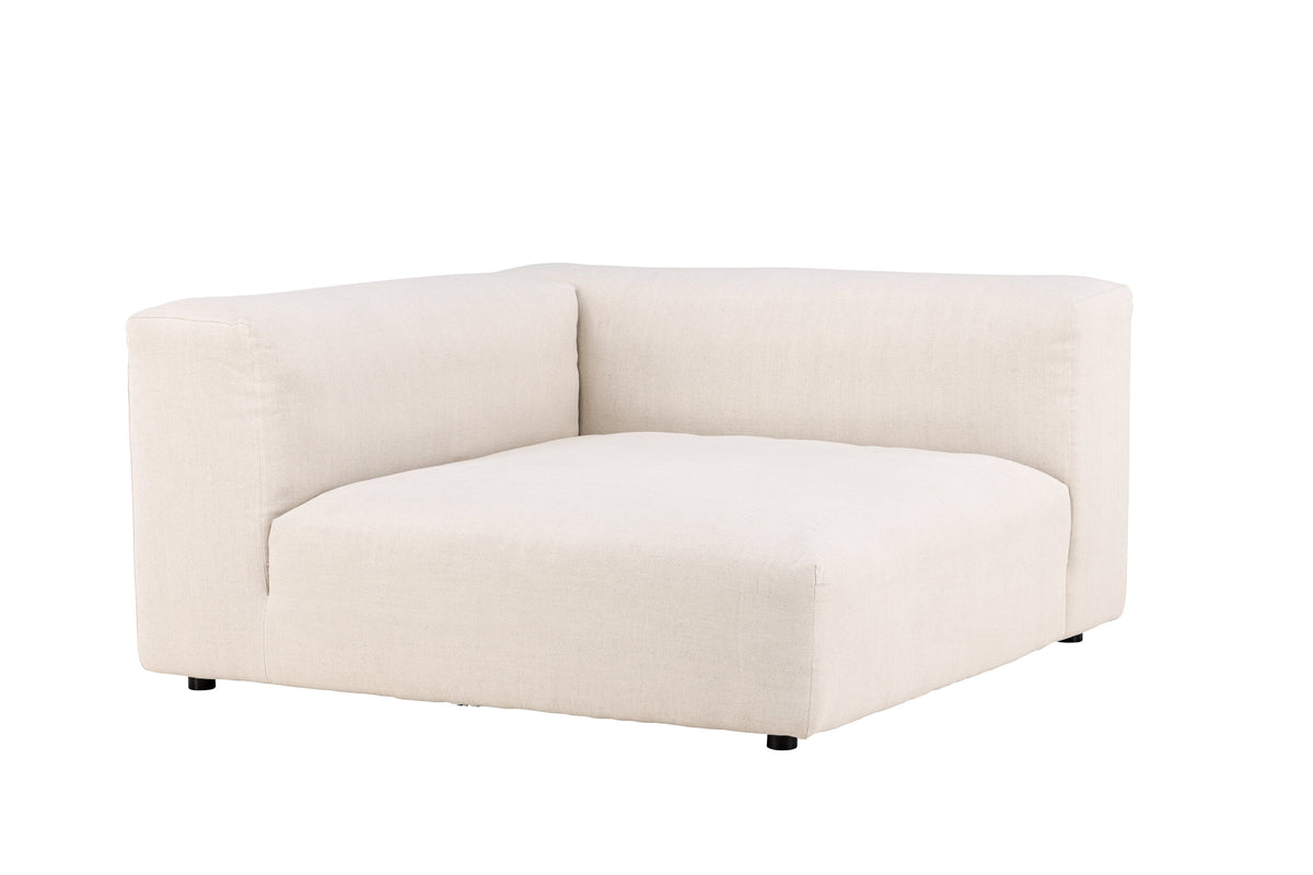 Vind Collection Mavi hjørnemodul til modulsofa i beige polyester og træ