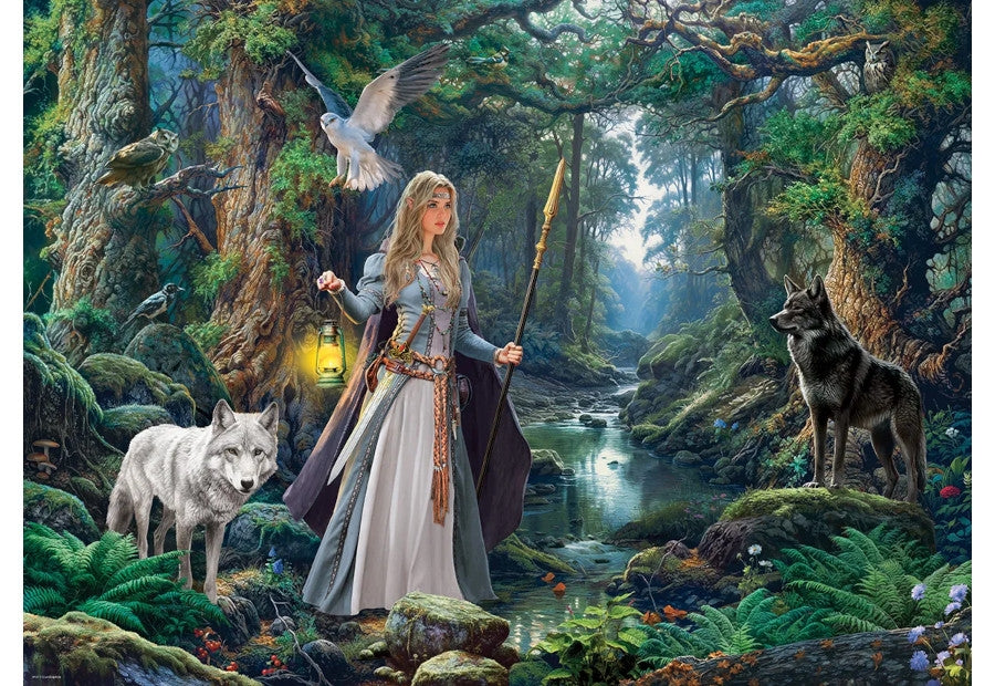 Eurographics puslespil Fantasy Forest med 1000 brikker