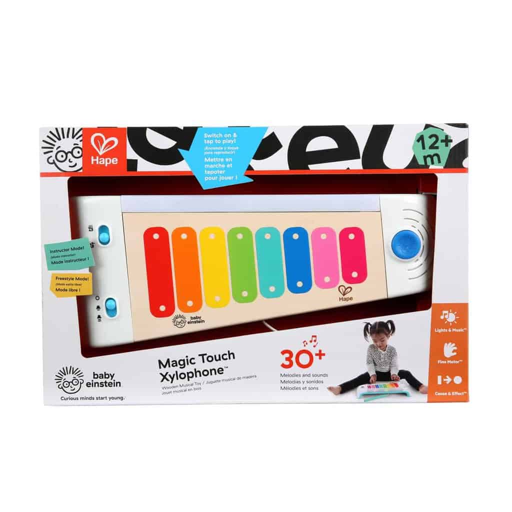 Hape Baby Einstein Magic Touch xylofon med farvede taster, der lyser op
